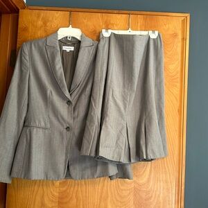 Calvin Klein, Women’s Suit, Lightweight, Grey, Size 2